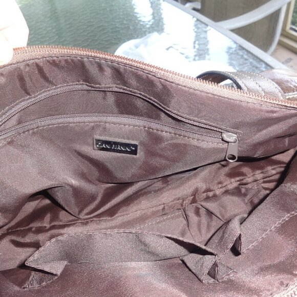 Giani Bernini leather copper color shoulder bag, top zipper closure very soft - Picture 15 of 16